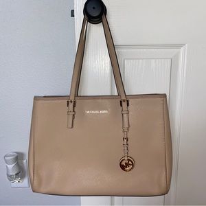 Nude/ beige Michael Kors purse